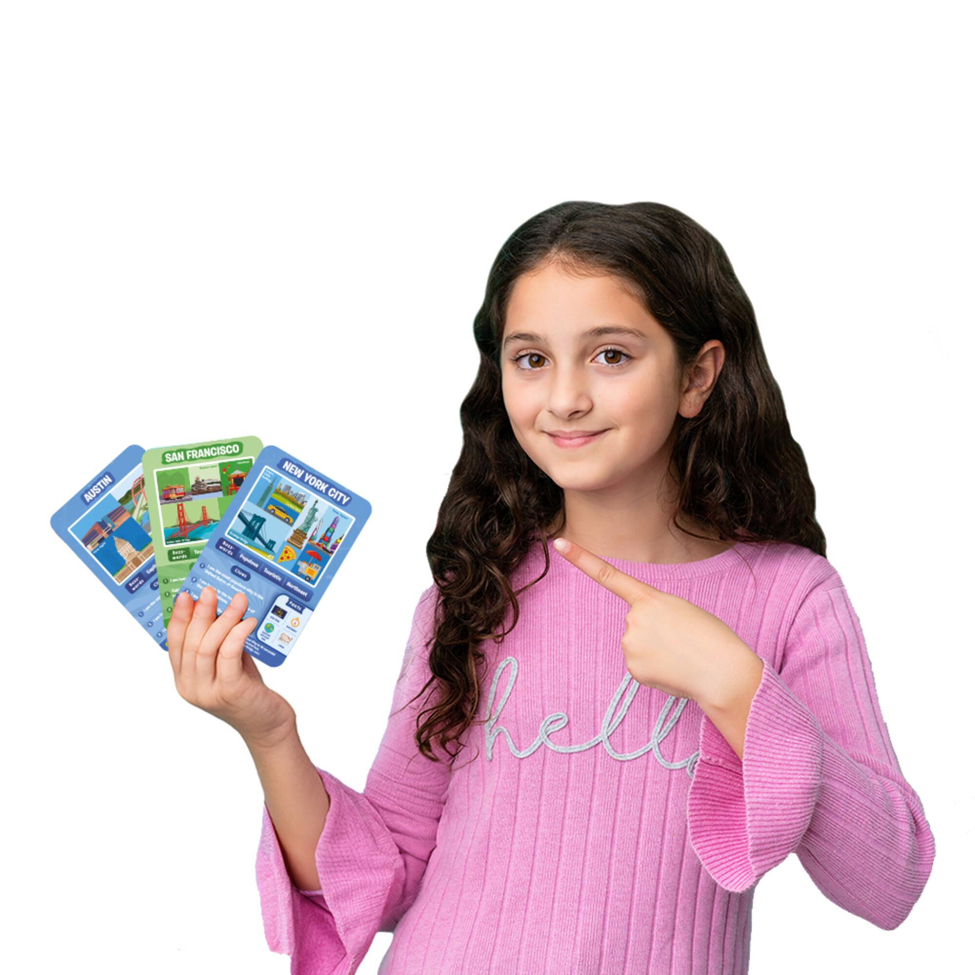 Skillmatics® Guess in 10® American Cities Card Game